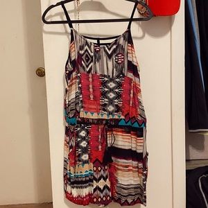 multicolored womens romper